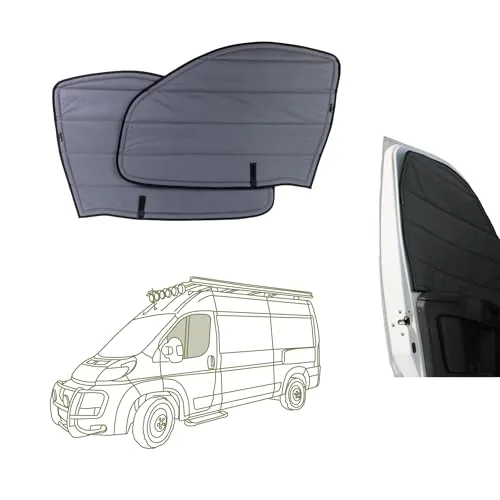 VanEssential Blackout Front Window Covers for RAM Promaster