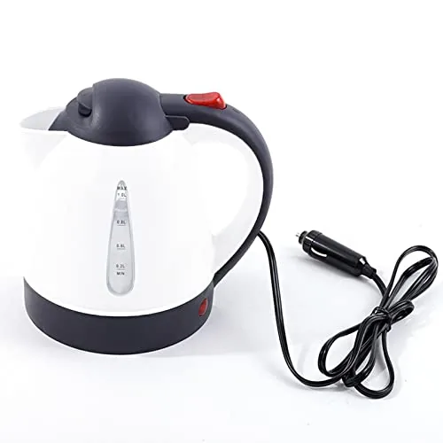 CYDZSW 12V Car Kettle 1000ml Auto Shut-Off Stainless