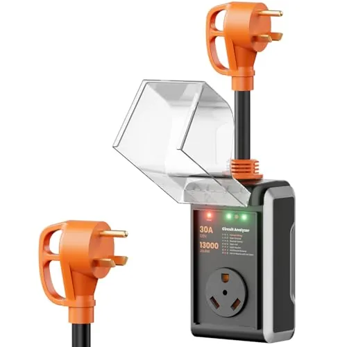CRTBETLIF 30A RV Surge Protector 13000J with Analyzer