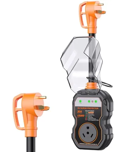 GEARGO 30 Amp RV Surge Protector 15000J IP68