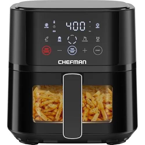 Chefman 4 QT Air Fryer with Hi-Fry 450F Technology