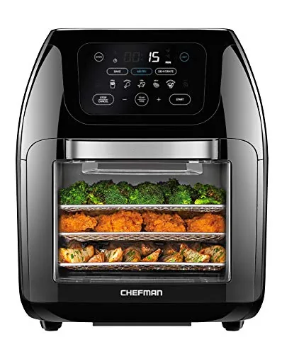 Chefman Air Fryer+ Rotisserie Convection Oven 10L