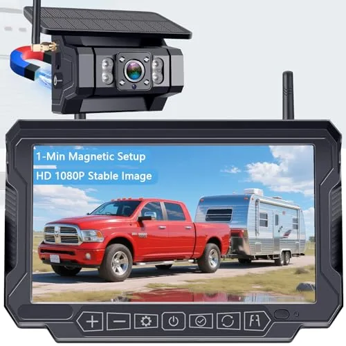 Thybro 1080P Magnetic Wireless RV Backup Camera