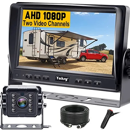 Yakry Y14 RV Backup Camera 7in 1080P Wired Kit