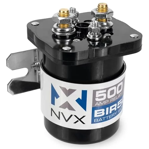 NVX BIR500 500A Battery Isolator for Cars and Boats