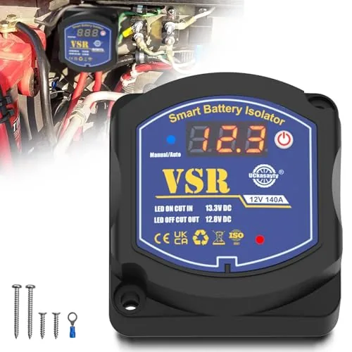 UCkasayfy Dual Battery Isolator 12V 140A VSR