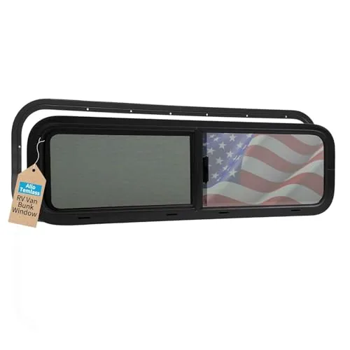 AlloTemlass 33x10 RV Bunk Window Driver Side DOT