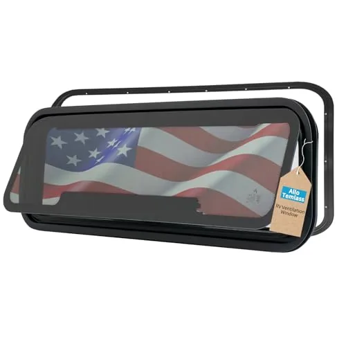 AlloTemlass 34x11in RV Awning Window DOT Certified