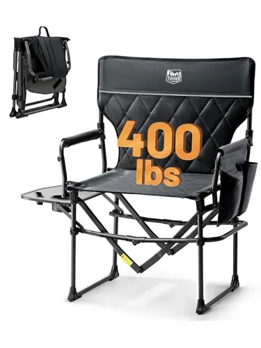 Timber Ridge 400lb Directors Chair with Side Table