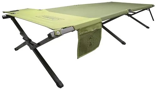 Coleman Trailhead Easy-Step Folding Cot with Side Table