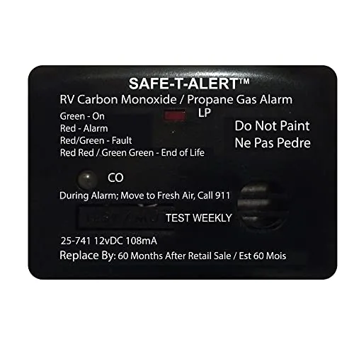 Safe T Alert 25-741-BL Dual LP/CO Mini Alarm