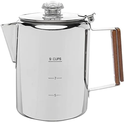 COLETTI Bozeman Stainless Steel Percolator 9-Cup