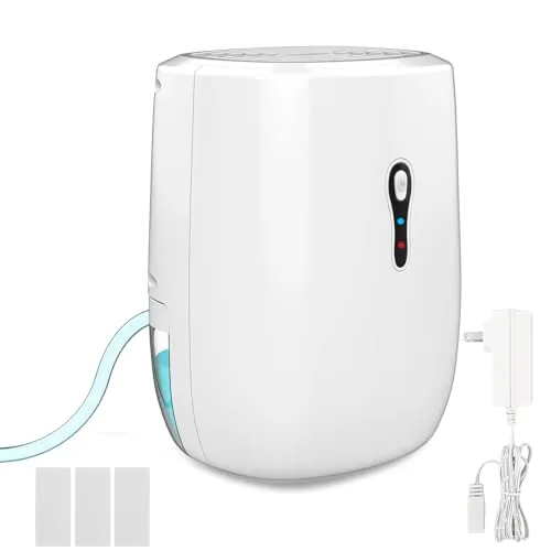 Litever Small Dehumidifier with Continuous Drain Hose