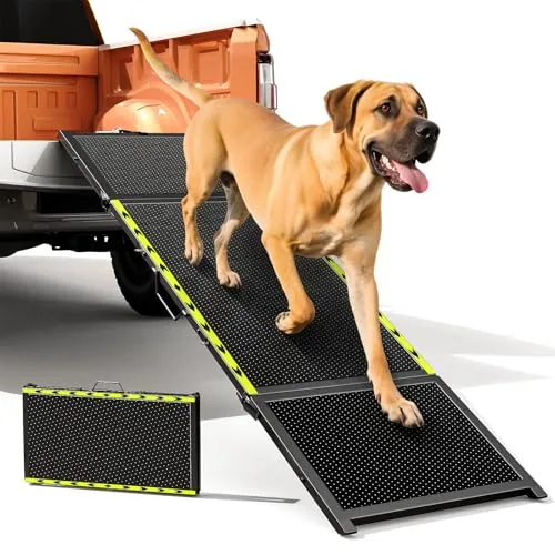 Pawaboo 74-inch Extra-Wide Dog Ramp 250lb Capacity