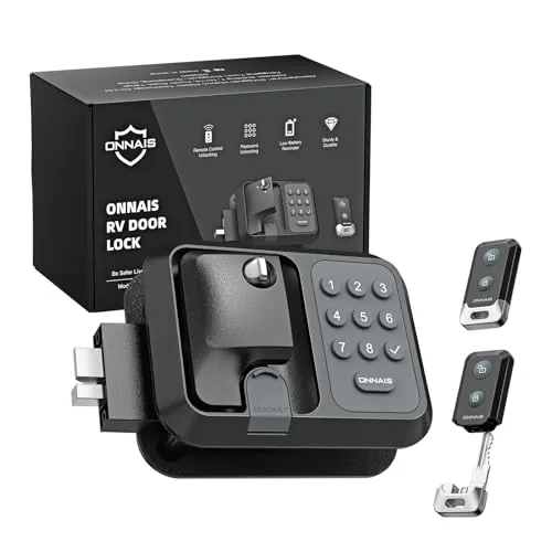 ONNAIS Keyless RV Door Lock All-Metal FOB Entry