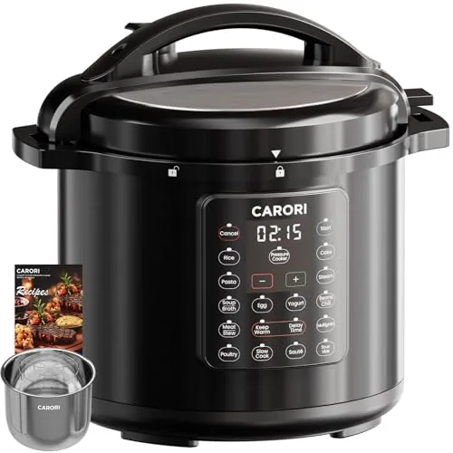 Carori 8-Qt 12-in-1 Electric Pressure Cooker 1200W