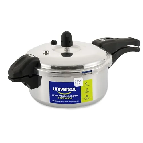Universal 3.7-Qt Aluminum Stovetop Pressure Cooker