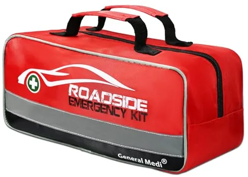General Medi 127-Piece Roadside Car Emergency Kit