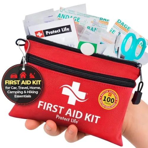 Protect Life Mini First Aid Kit 100-Piece Waterproof