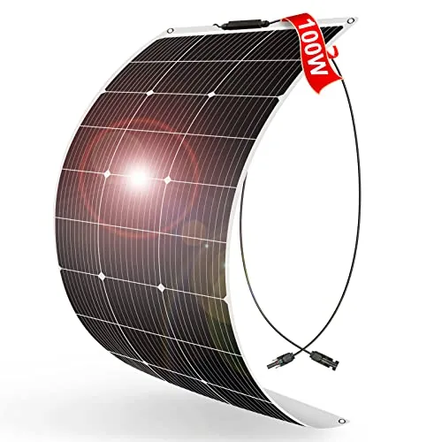 DOKIO 100W Flexible ETFE Solar Panel for 12V Systems