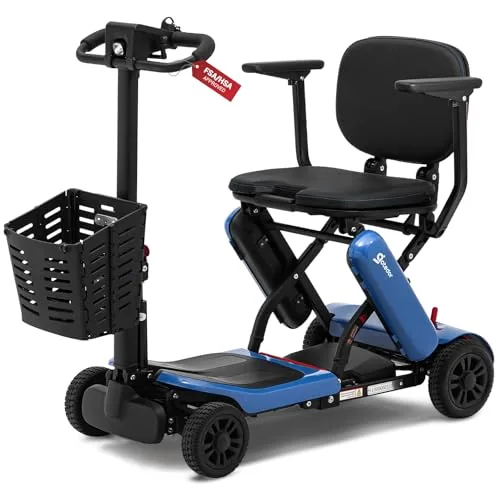 Aotedor Foldable Mobility Scooter 20-Mile Extended Range