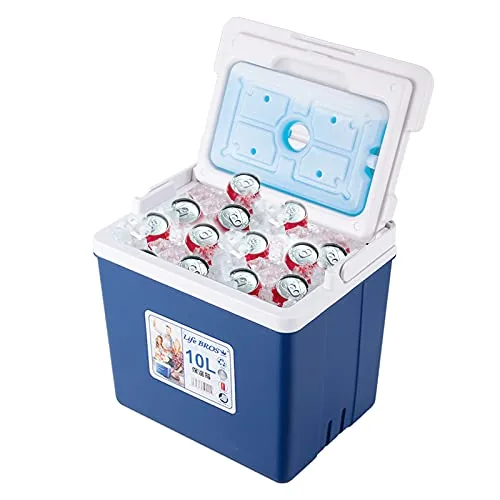 LifeBROS 11Qt Hard Cooler with Reusable Ice Pack