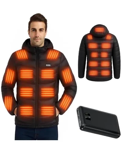 ALTWEIWEN Heated Down Jacket 23-Zone Graphene 16000mAh