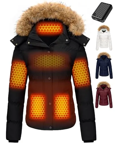 Wulcea Graphene Heated Jacket with 12V 18400mAh Battery