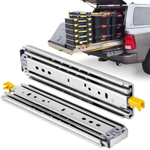 VAGUDE 500lb Locking Heavy Duty Drawer Slides 12in