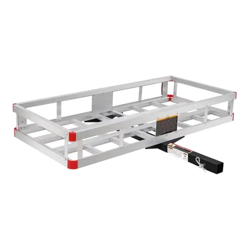 MaxxHaul 70108 Aluminum Cargo Carrier with High Side Rails