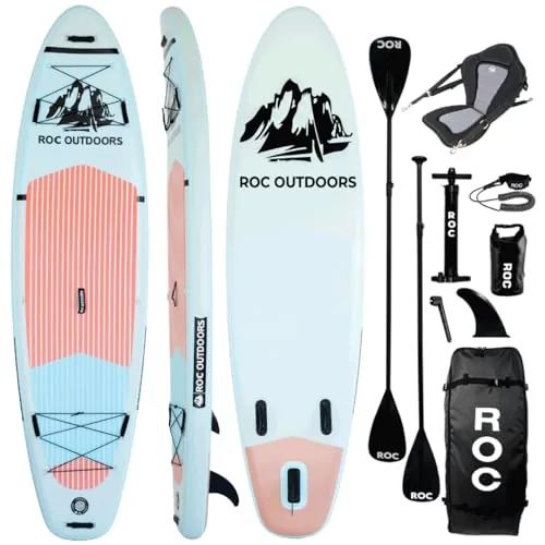 Roc 10'6" Inflatable SUP with Kayak Seat Included