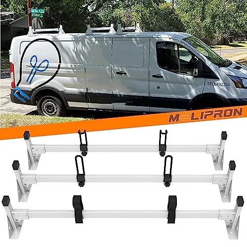 MELIPRON Ford Transit Van Roof Ladder Rack 800lb