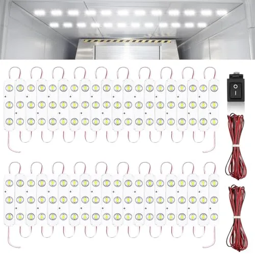 Linkstyle 12V 120-LED Van Interior Light Kit 40 Modules