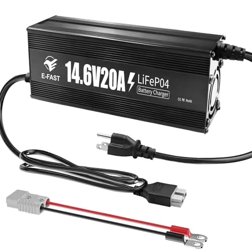E-FAST 12V 20A LiFePO4 Charger with 0V Activation