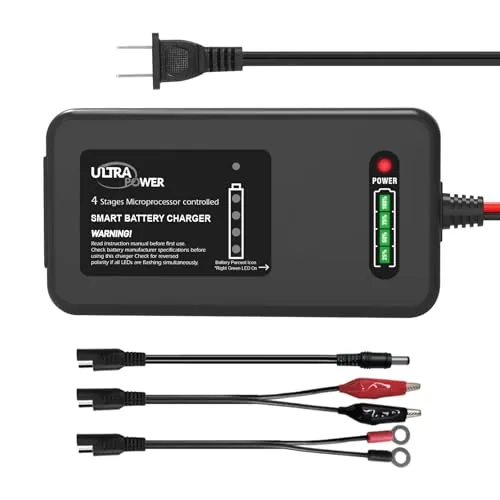 ULTRAPOWER 14.6V 4A LiFePO4 Smart Battery Charger ETL