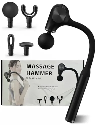 BlissfulDestiny Bent-Handle Deep Tissue Massage Gun
