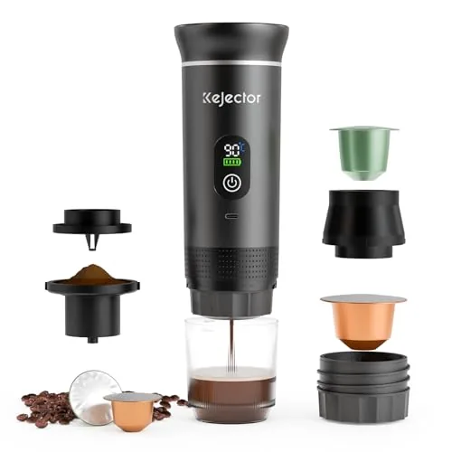 Kejector 3-in-1 USB-C Portable Espresso Maker