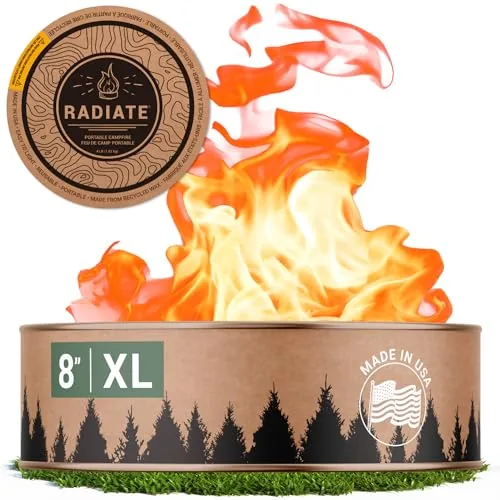 Radiate XL 8-Inch Portable Campfire Fire Pit