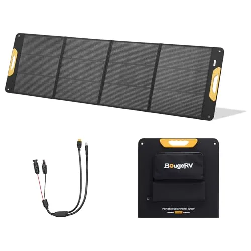 BougeRV 200W N-Type Foldable Solar Panel Fiberglass