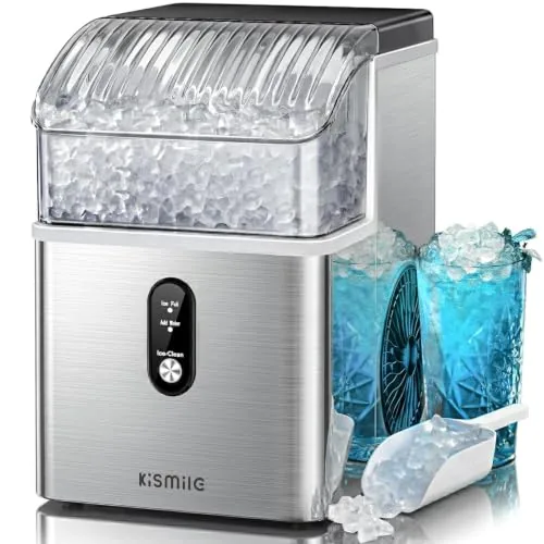 Kismile Nugget Ice Maker 35lb/Day Countertop