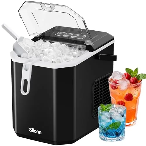 Silonn Countertop Ice Maker 26 lbs/Day Portable