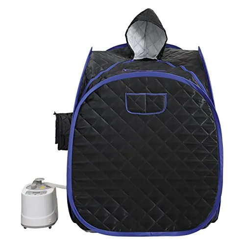 ZONEMEL Portable Steam Sauna 33.5x32.3x41.7in Single/Duo
