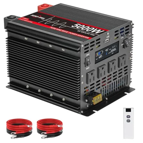 Sunivora 5000W Pure Sine Wave Inverter 12V DC