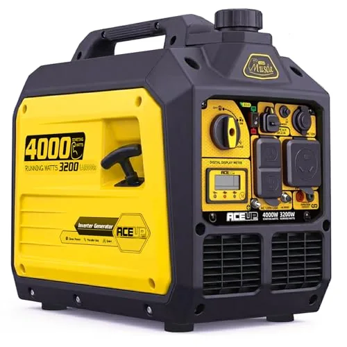 Aceup Energy 4000W Inverter Generator Quiet RV-Ready