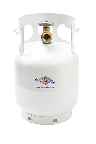 Flame King YSN5LB 5 lb Refillable Propane Cylinder
