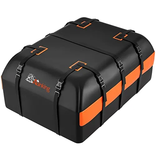 Asinking 21 Cu Ft Rooftop Cargo Bag 840D Waterproof