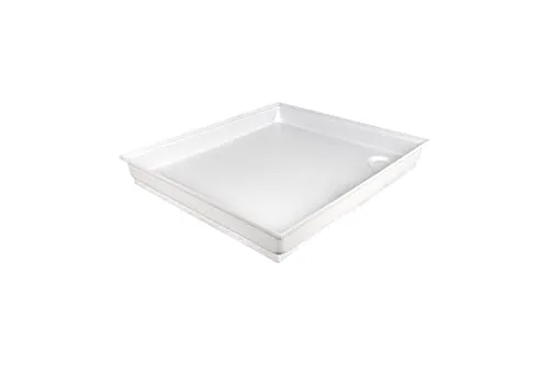 ICON SP100 ABS Shower Pan 27x24in Polar White
