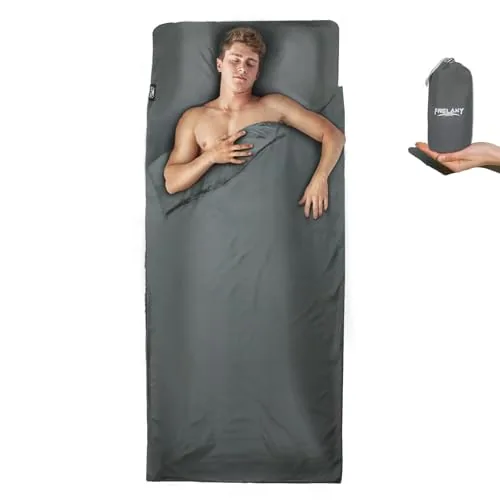 Frelaxy Sleeping Bag Liner Dark Gray No Zipper