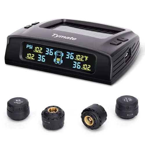 Tymate TM2 Solar TPMS with 4 Sensors, 0-144PSI