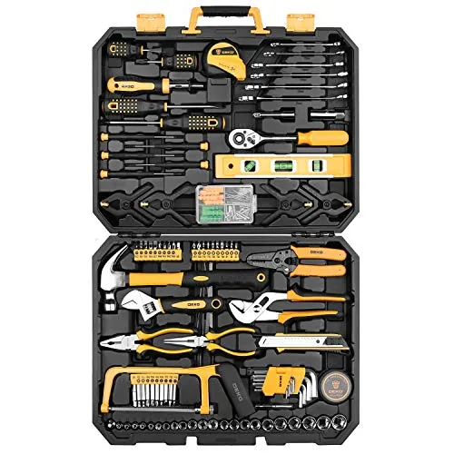 DEKOPRO 228-Piece Socket Wrench Mixed Hand Tool Kit